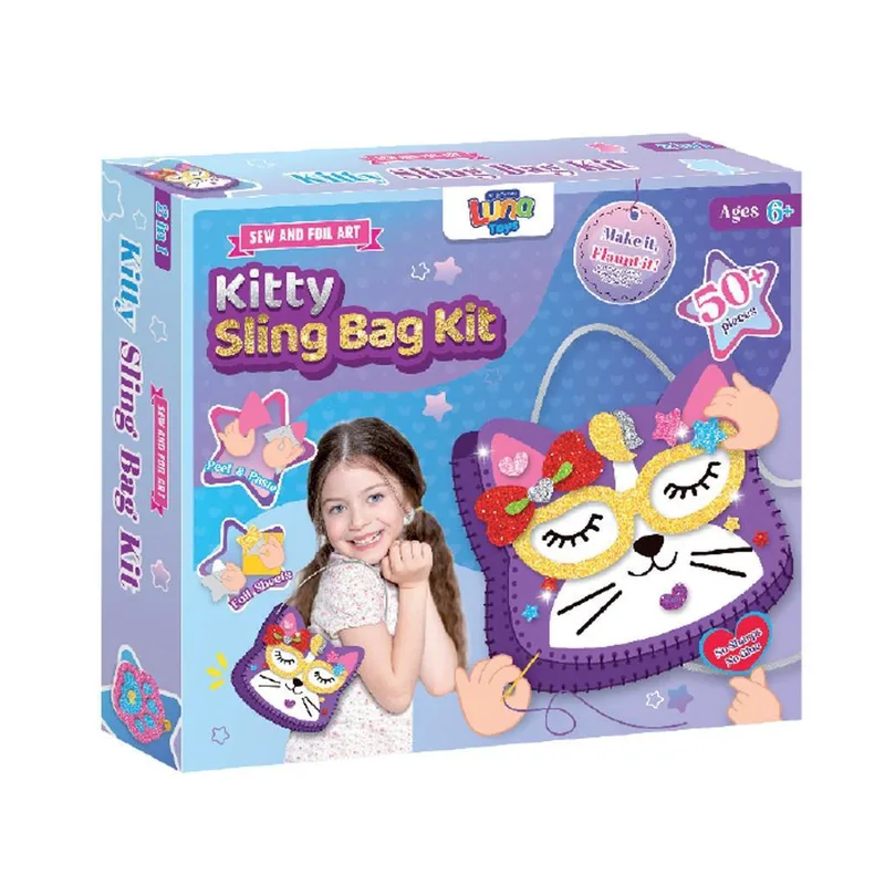ΧΕΙΡΟΤΕXΝΙΑΣ ΣΕΤ ΡΑΨΙΜΑΤΟΣ ΓΑΤΟΥΛΑ LUNA TOYS 22X4X19,5ΕΚ.
