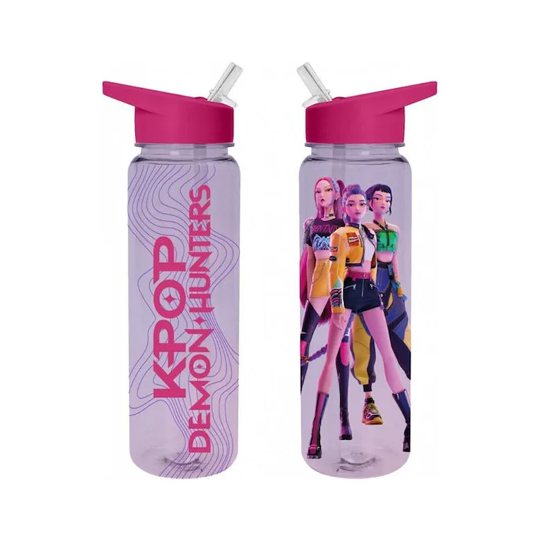 ΠΑΓΟΥΡΙ PP ΜΕ ΚΑΛΑΜΑΚΙ K-POP Demon Hunters HuntriX 750ml