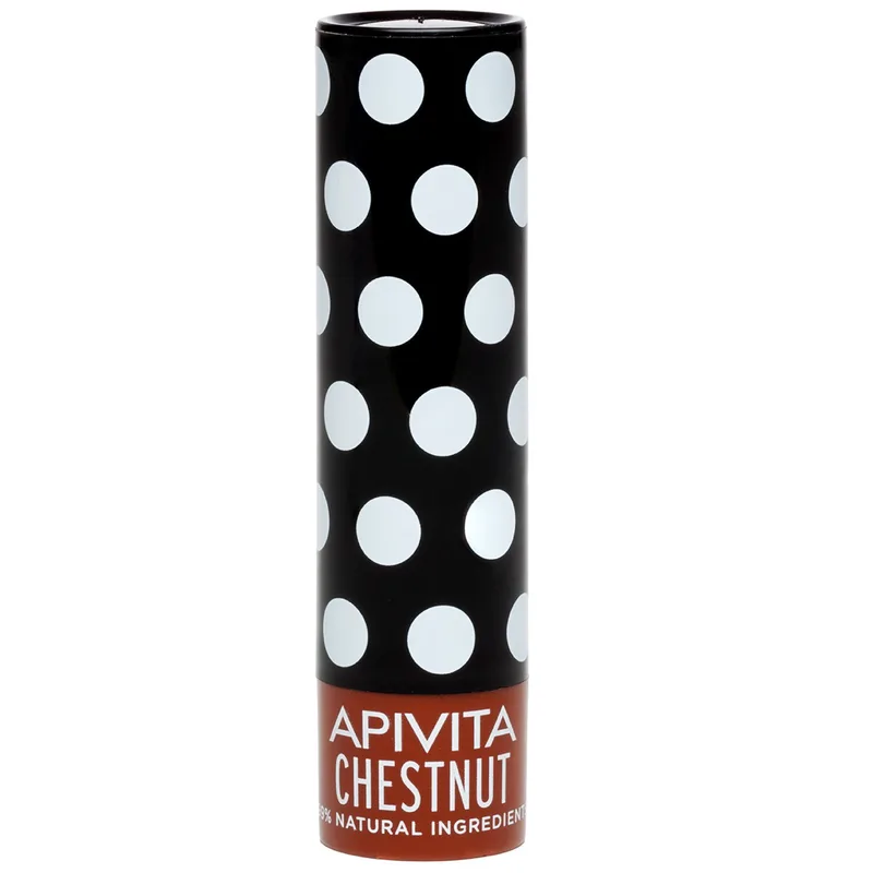 Apivita Lip Care Lip Balm Ενυδατικά Προστατευτικά Lip Balm Χειλιών 4.4g - Chestnut