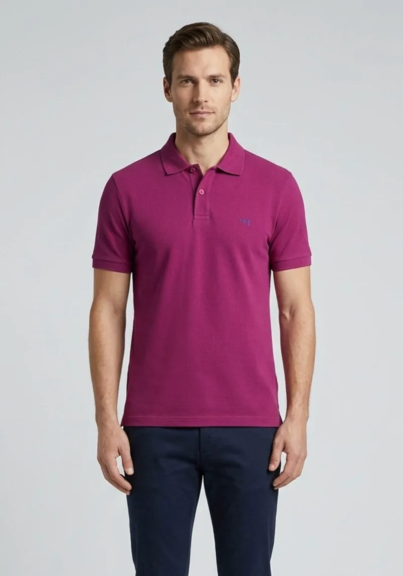 Trussardi Jeans Μπλούζα Polo - 623512 334 Magenta