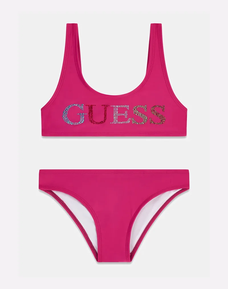 GUESS BIKINI ΣΕΤ ΠΑΙΔΙΚΟ GIRL J6GZ28KCA60-G4A2 Magenta