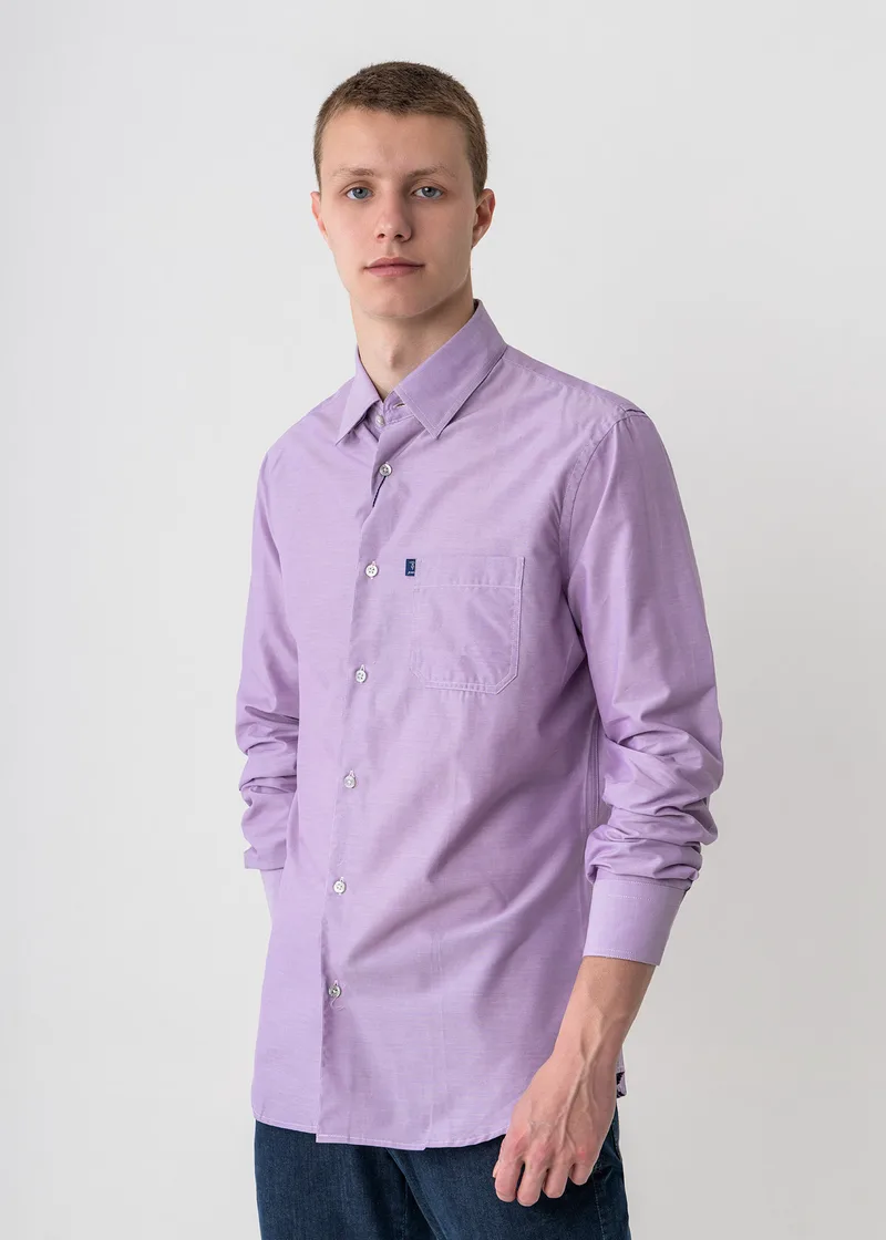 Trussardi Jeans Πουκάμισο της σειράς Mini Stripe - 524151 128 Purple