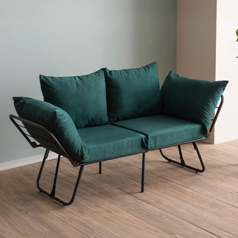 Διθέσιος Καναπές-Κρεβάτι Viper 2-Seater - Petrol Green 859Ftn2863 (150x78x60)