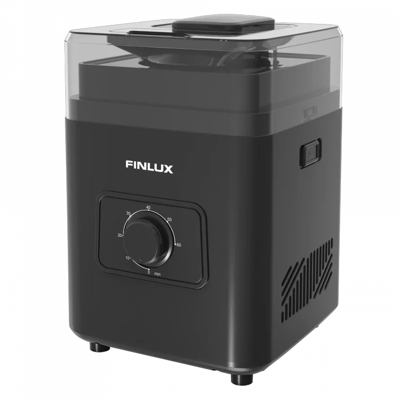 Μηχανή παγωτού Finlux FCRM-2425W, 100 W, 0,8 λίτρα, R600a, Συμπιεστής, Μαύρο