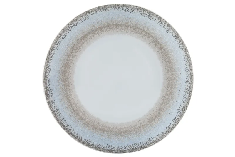 Πιατέλα Πορσελάνης Στρογγυλή Apeiron Μπεζ 30cm Ionia