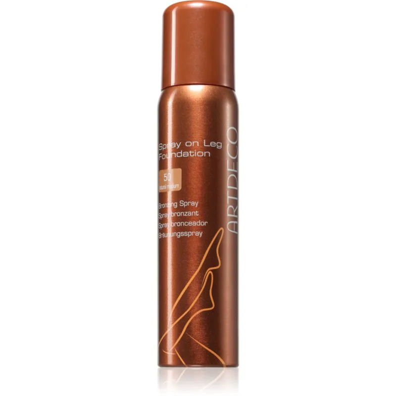 ARTDECO Spray on Leg Foundation σπρέι αυτομαυρίσματος για τέλεια πόδια απόχρωση 50 - Natural Medium 100 ml