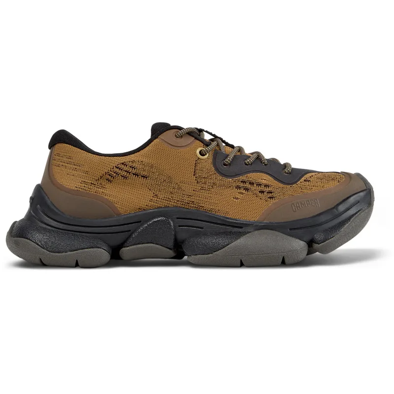 CAMPER Karst 2 - Sneakers Για Γυναικεία - Καφέ,Μαύρο, Μέγεθος 40, Cotton fabric
