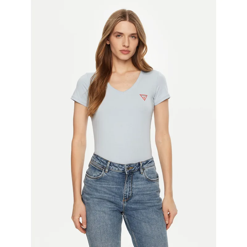 Guess T-Shirt 159539 Πράσινο Classic Fit