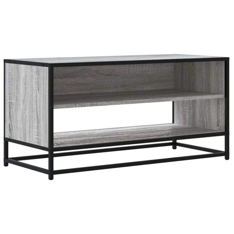 vidaXL Έπιπλο Τηλεόρασης Γκρι Sonoma 91x40x46 εκ. Επεξ. Ξύλο