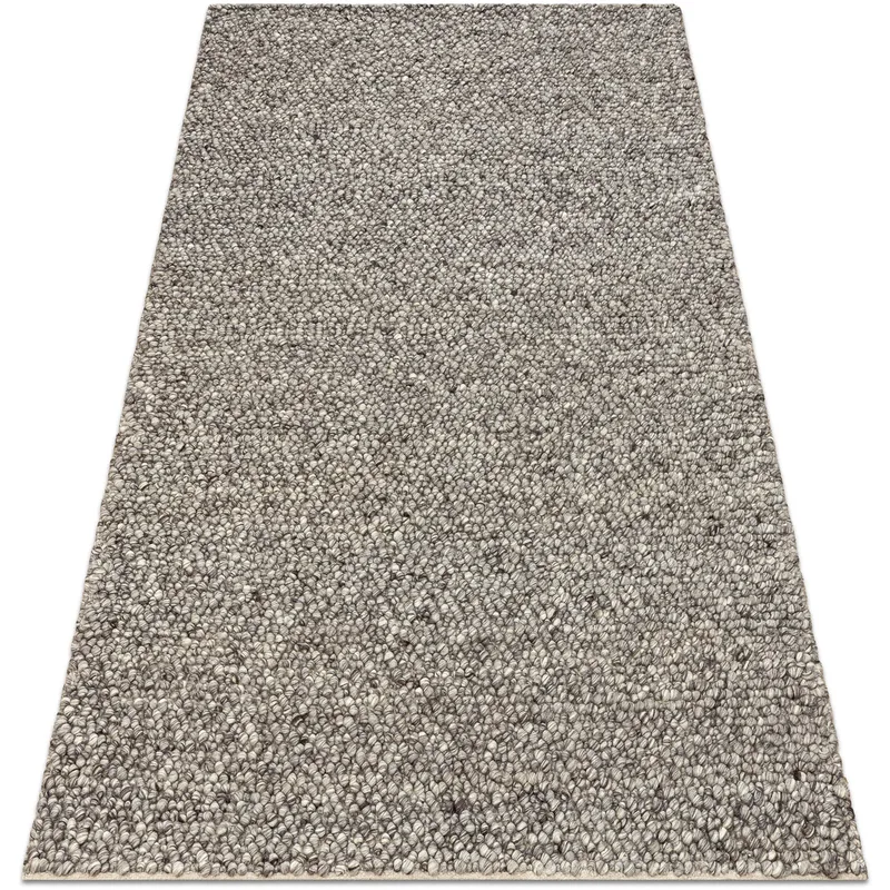 Χαλιά Rugsx Μάλλινο χαλί TAHAR 99005 ανθρακί 90x150 cm