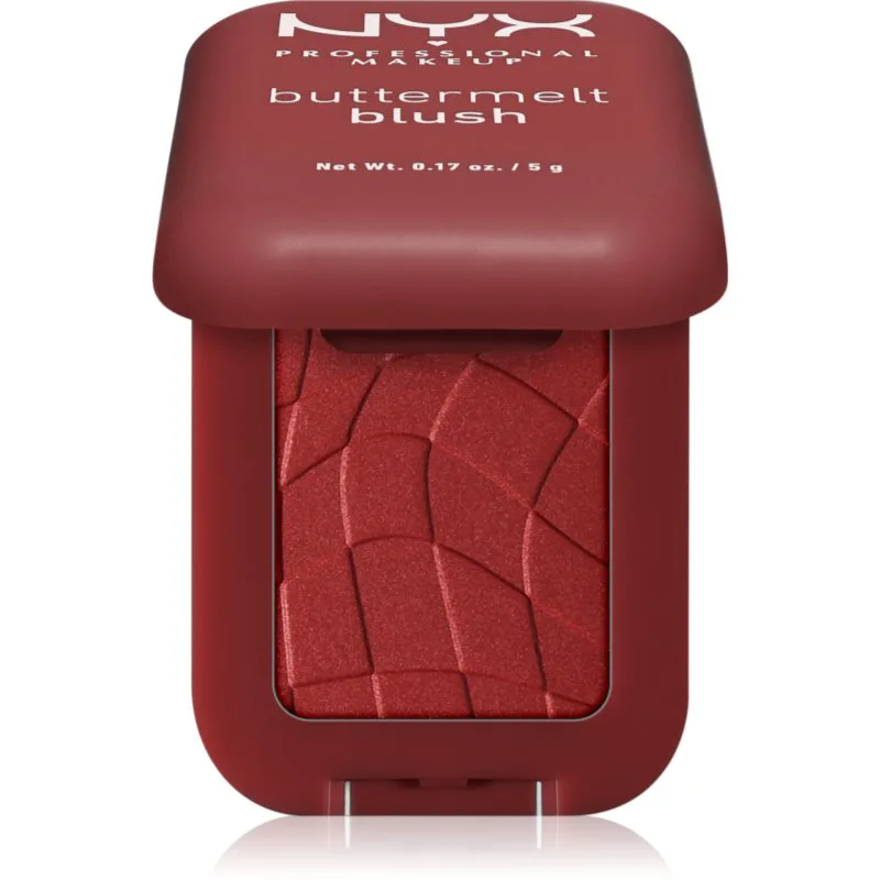 NYX Professional Makeup Buttermelt Blush πουδρέ ρουζ απόχρωση 10 Back and Butta 5 γρ
