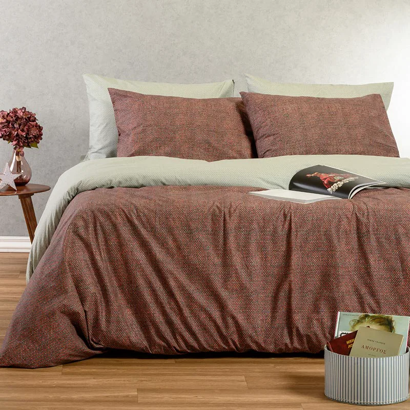 Παπλωματοθήκη Υπέρδιπλη 225x245 Melinen Ultra Luca Bordeaux