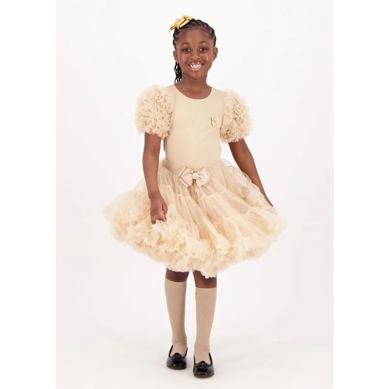 Φούστα tutu κορίτσι Angel's Face-Pixie Tutu Skirt-Sparkle Sand