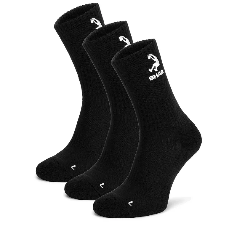 Κάλτσες μακριές Shaq AS_SHQ_H_001W_SS25 (3-PACK) Μαύρο