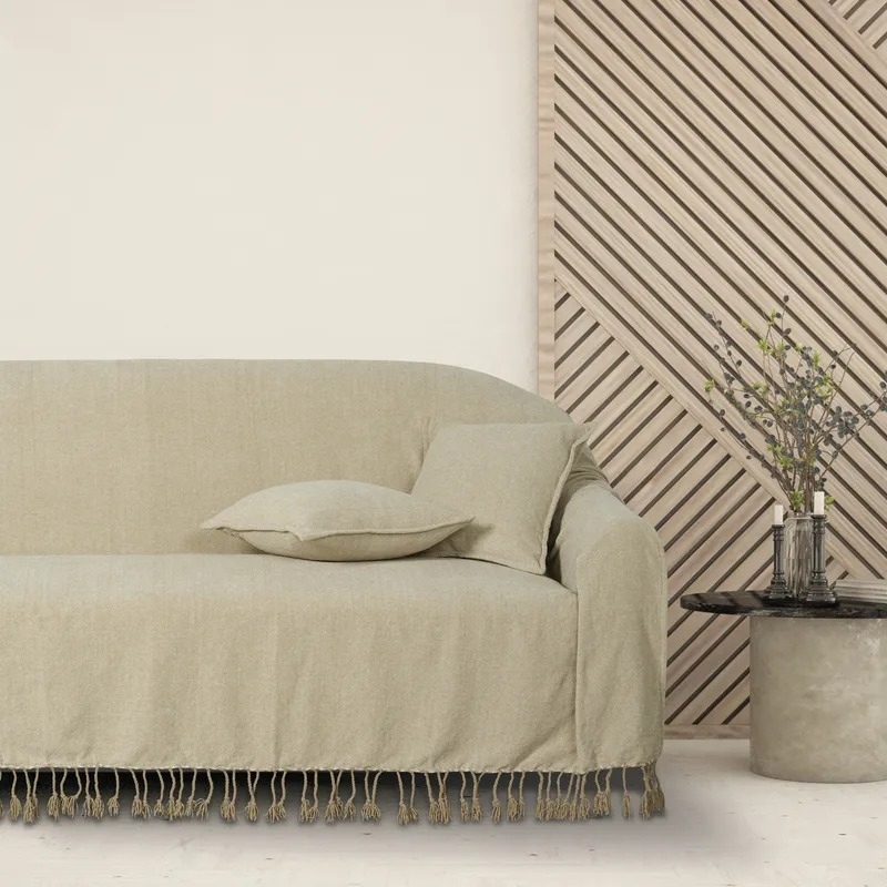 Ριχτάρι Chenille Διθέσιος 180x250εκ. Throws Line 0271 Taupe Das Home (Ύφασμα: Chenille, Χρώμα: Taupe) - Das Home - 420618250271