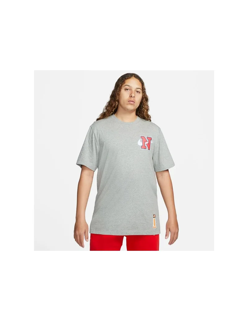 Nike Ανδρικό Αθλητικό T-shirt Κοντομάνικο Γκρι FD1320-063