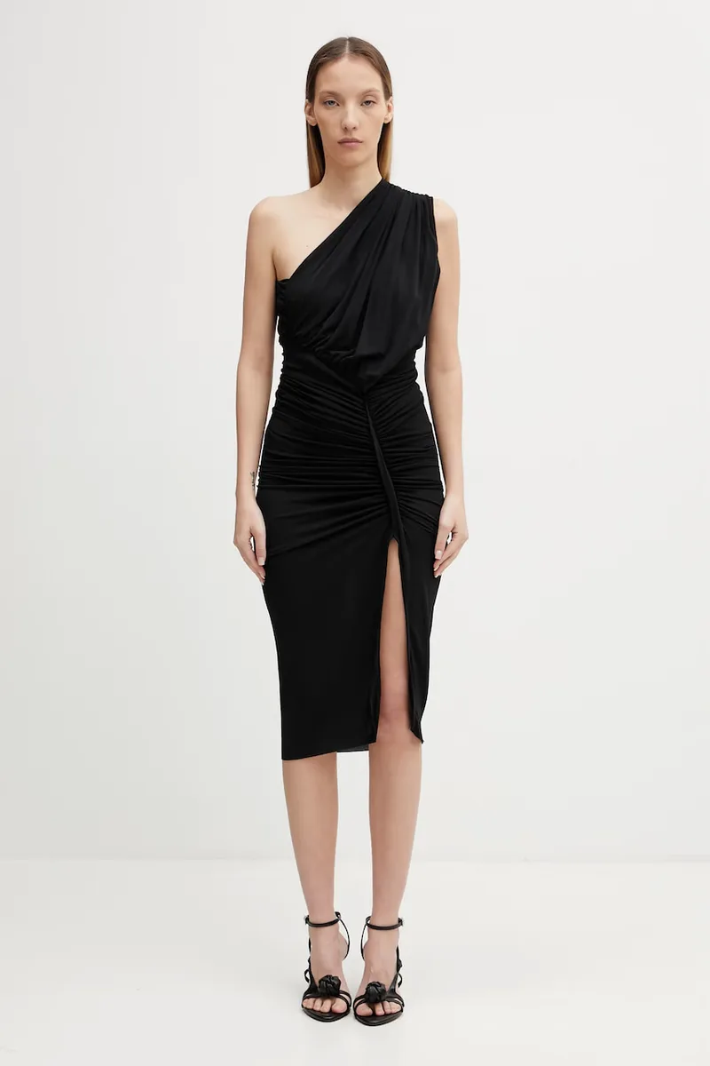 Rick Owens Lilies ασύμμετρο φόρεμα με βισκόζη Avra