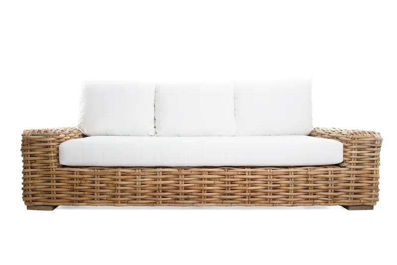 Καναπές Τριθέσιος Cirebon Natural (215x80x70) Soulworks 0100050