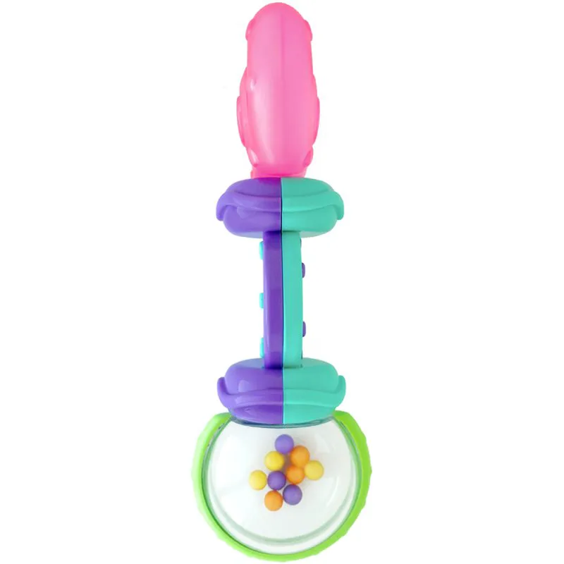 Bright Starts Teether & Rattle κουδουνίστρα με μασητικό 3m+ 1 τμχ