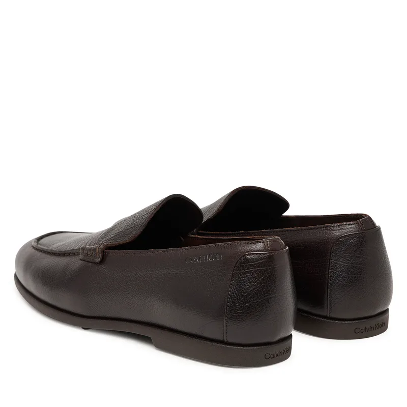 Lords Calvin Klein Low Prof Loafer Txt Lth HM0HM02175 Σκούρο καφέ