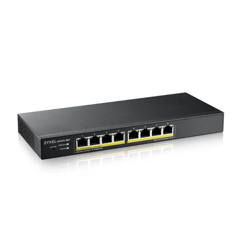 Zyxel GS1915-8EP 8-Port Smart Switch with NebulaFlex Technology
