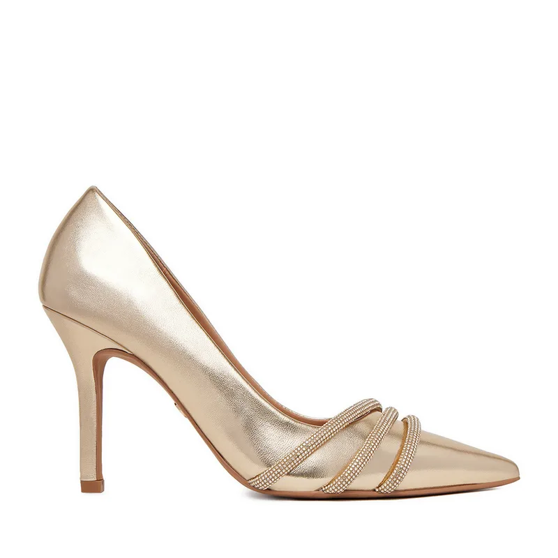Γόβες Nine West CEO-MARIAM-01 Χρυσό