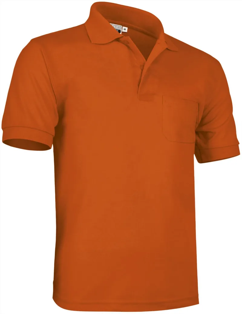 Κοντομάνικο Polo Shirt HAWK Valento POVATOBNJ Party Πορτοκαλί