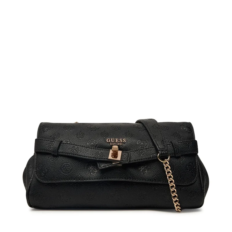 Τσάντα Guess Ella Logo HWPD97 46210 Μαύρο