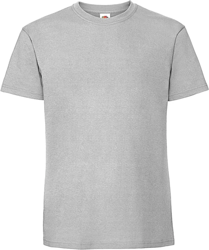 Ringspun Premium T-Shirt Iconic 195 Fruit of the Loom 61-422-0 Zinc