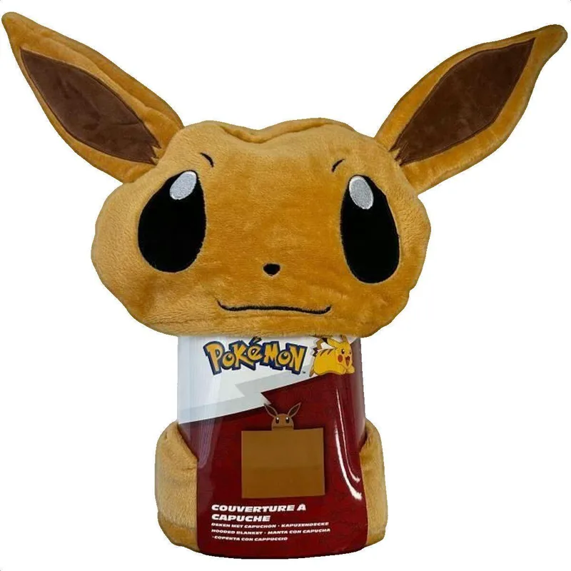 Ριχτάρια Pokemon Plaid Évoli à capuche