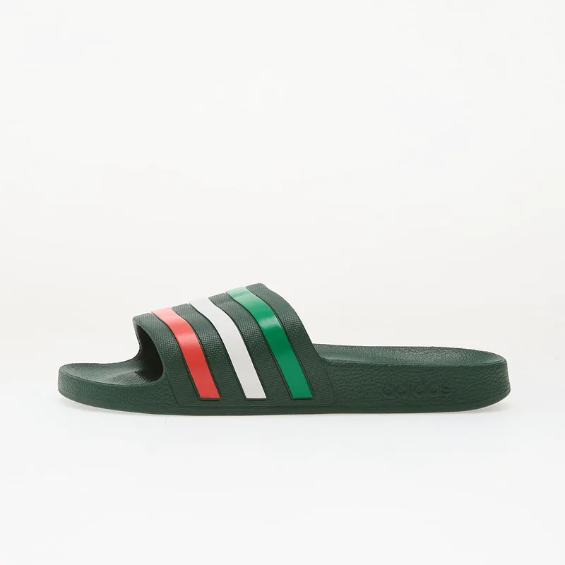Sneakers adidas Adilette Aqua Slides Team Dark Green/ Ftwr White/ Bright Red EUR 47