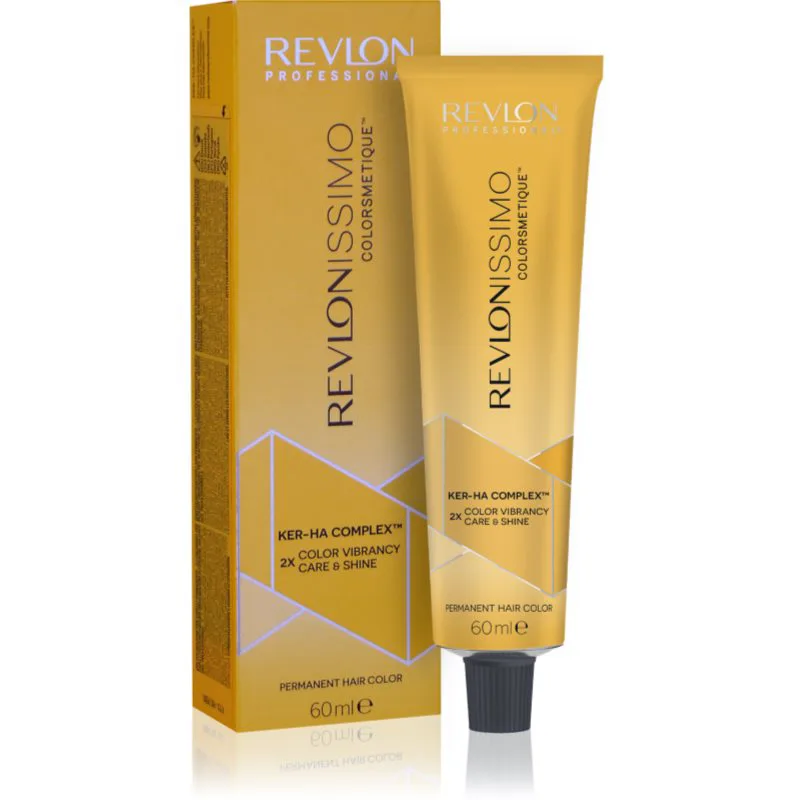 Revlon Professional Revlonissimo Colorsmetique Golden Shades μόνιμη βαφή μαλλιών για θερμές ξανθές αποχρώσεις REVGOLW_KCOL0 60 ml