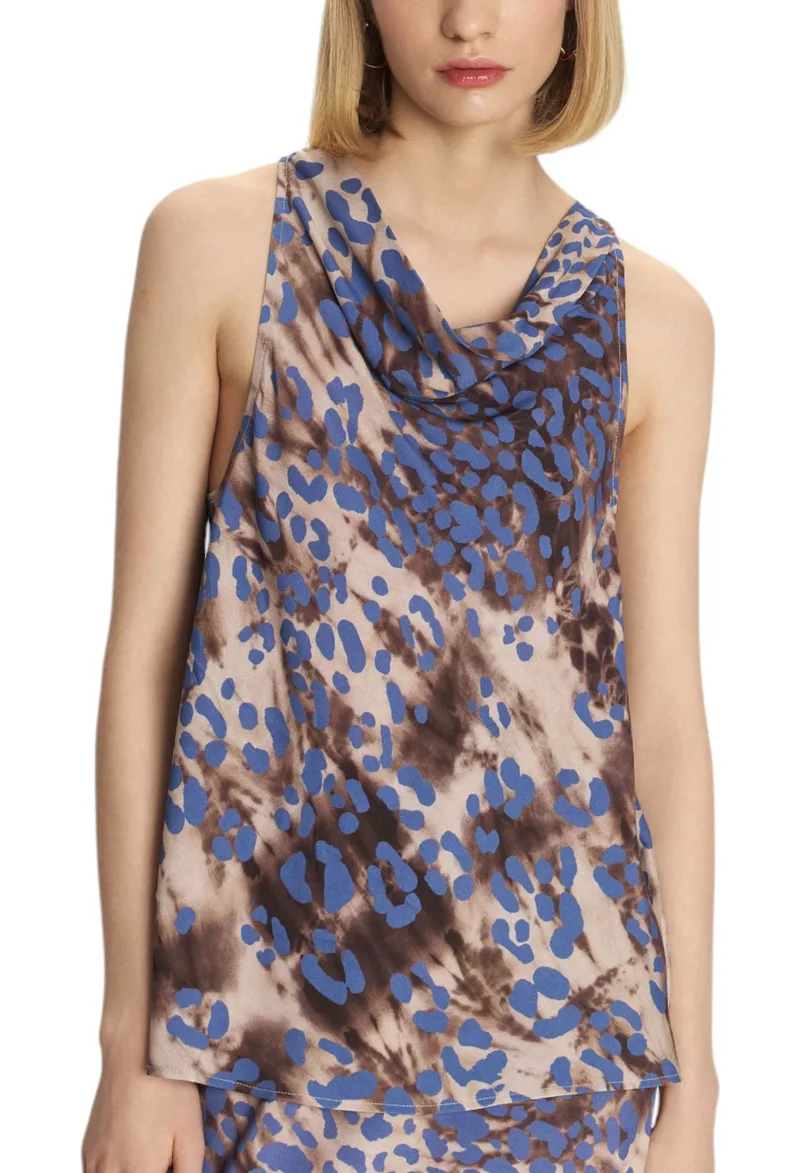 Top Ale Αμάνικο Με Animal Print 8920122-MULTICOLOR Γυναικείο