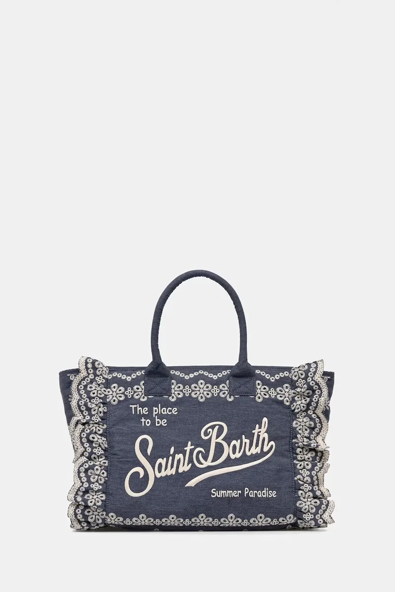 MC2 Saint Barth τσάντα shopper γυναικεία βαμβακερή