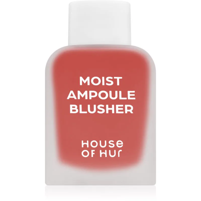 House of Hur Moist Ampoule Blusher υγρό ρουζ μίνι απόχρωση 05 Peach Coral 10 ml