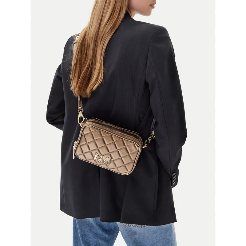Τσάντα Nine West CEO-Greenwich-Glam-LX7669 Χρυσό