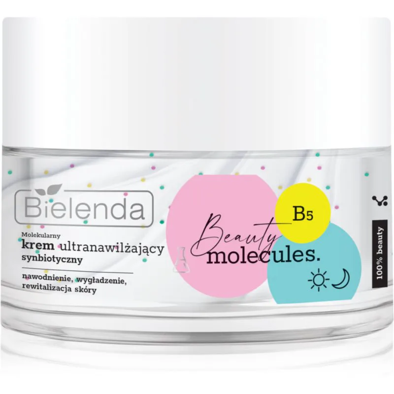 Bielenda Beauty Molecules ενυδατική και λειαντική κρέμα προσώπου 50 ml