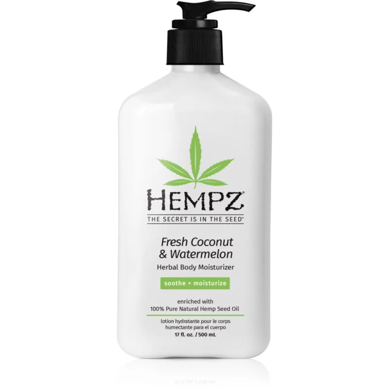 HEMPZ Fresh Coconut & Watermelon ενυδατικό γαλάκτωμα σώματος 500 ml