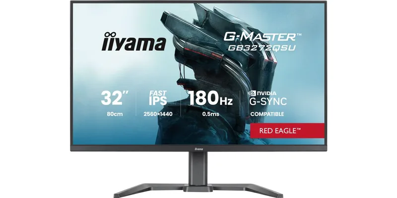 IIYAMA 80,0cm (32") GB3272QSU-B1 16:9 2xHDMI+DP+2xUSB-C