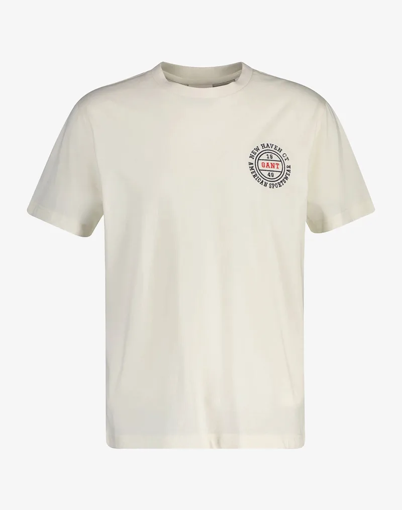 GANT ΜΠΛΟΥΖΑ ΚΜ GRAPHIC SS TSHIRT 3G2003402-130 Cream
