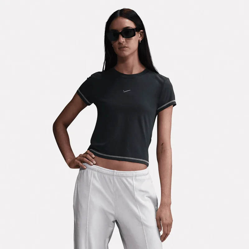 Nike Sportswear Chill Knit Γυναικείο Cropped T-Shirt (9000206644_6778)