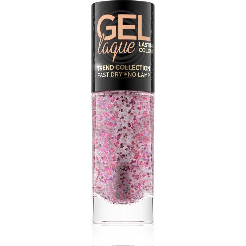 Eveline Cosmetics 7 Days Gel Laque Nail Enamel τζελ βερνίκι νυχιών χωρίς τη χρήση των UV/LED λαμπτήρων απόχρωση 300 8 ml