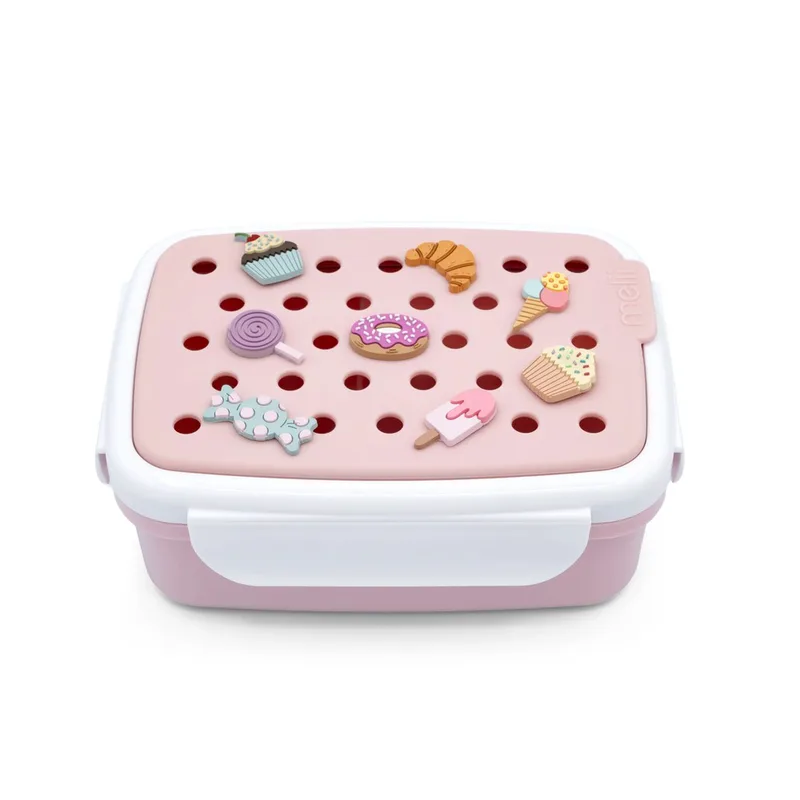 Φαγητοδοχείο Με Charms Bento Ροζ Melii MEL27620 (Χρώμα: Ροζ) - Melii - MEL27620