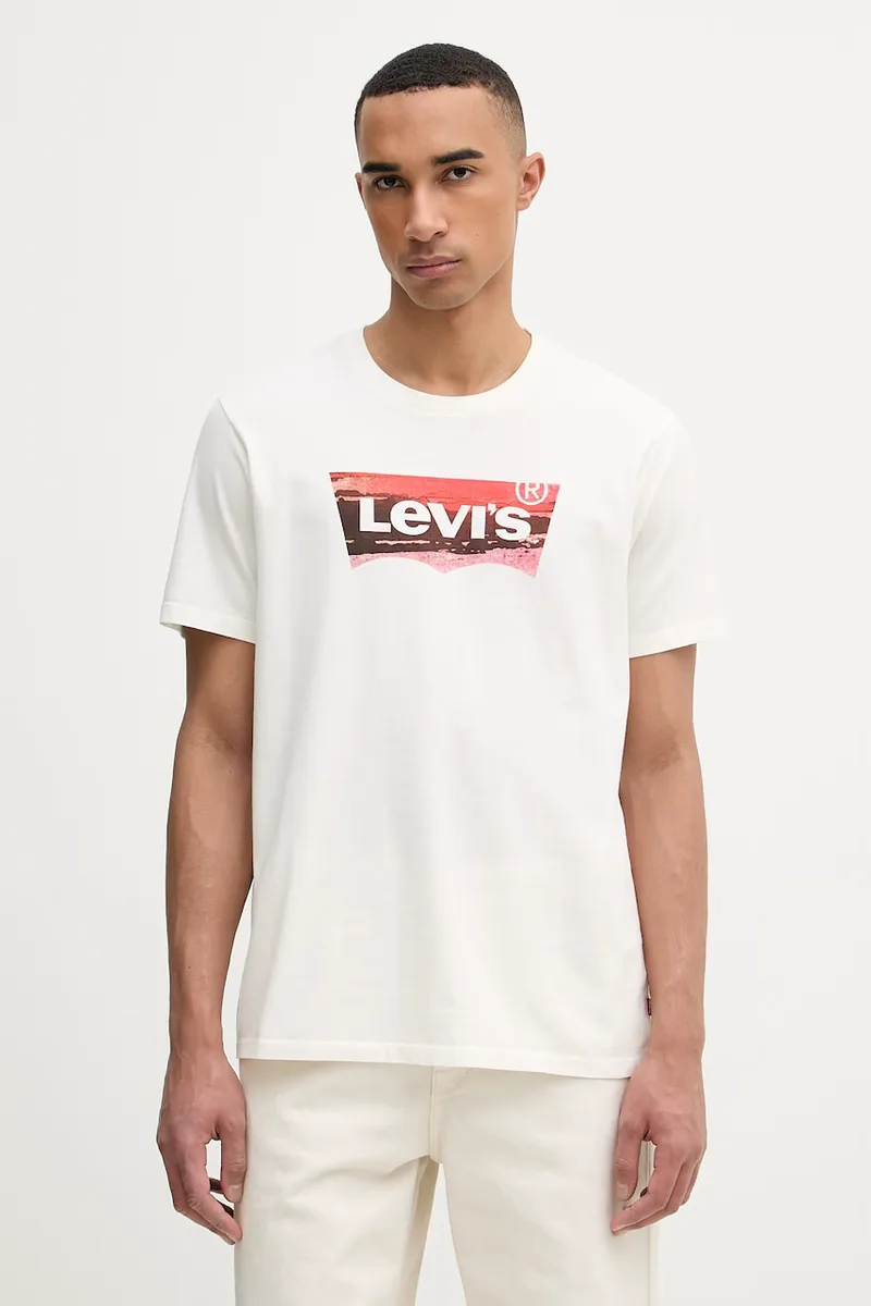 Levi's t-shirt Ανδρικό βαμβακερό GRAPHIC CREWNECK