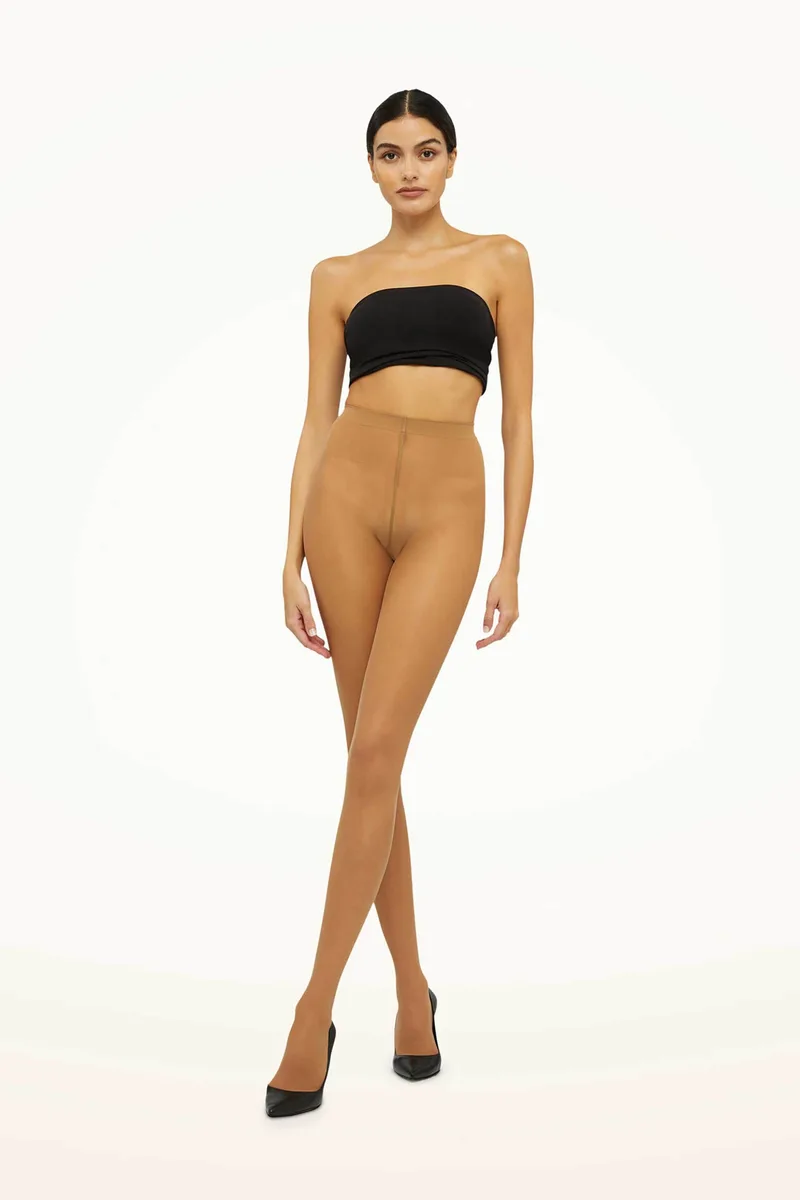 Wolford γυναικείο καλσόν μονόχρωμο - 18382 Μπεζ