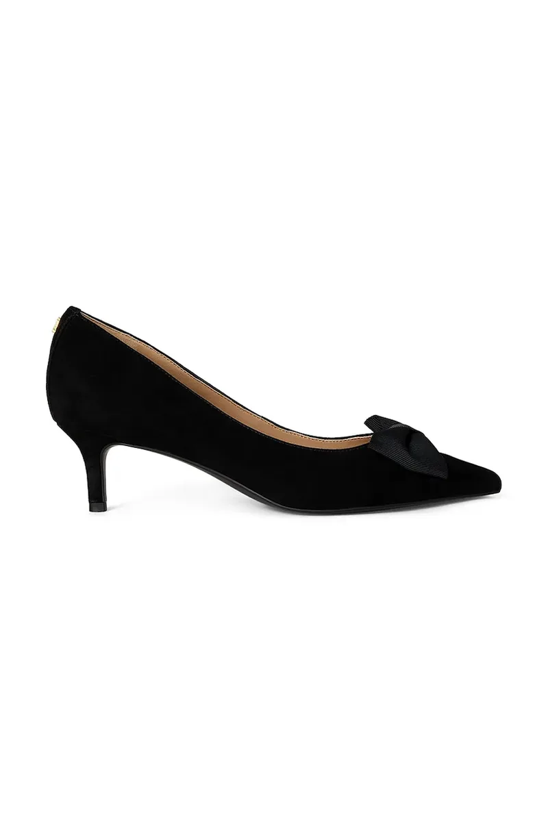 Γόβες σουέτ Lauren Ralph Lauren Adrienne Bow