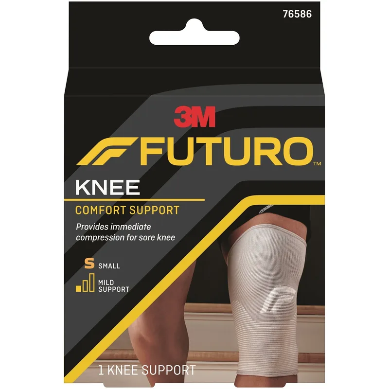 3M Futuro Comfort Knee Support Ελαστική Πλεκτή Επιγονατίδα με Λεπτό & Εύκαμπτο Σχεδιασμό 1 Τεμάχιο - Small