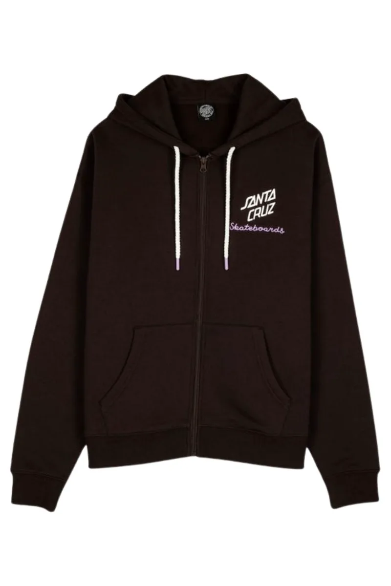 SANTA CRUZ Ζακέτες Singular Script Front - ΚΑΦΕ-SCA-WZH-0180-BROWN