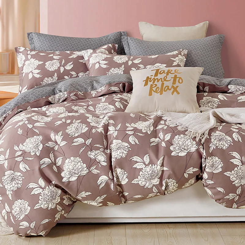 Παπλωματοθήκη Υπέρδιπλη Σετ 230x250 Beauty Home Anderson 12107 Grey 230x250