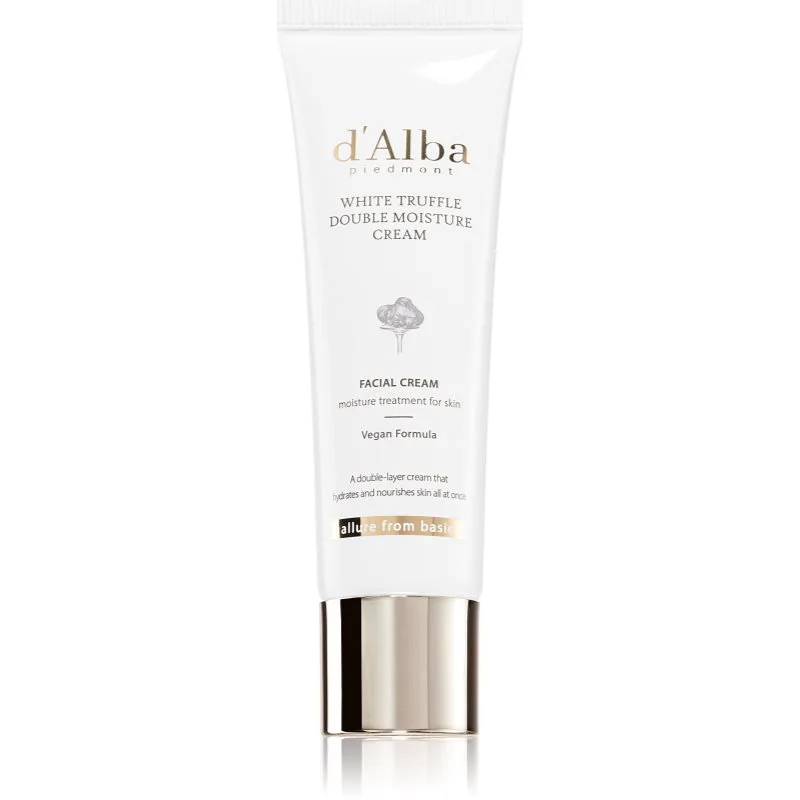 d'Alba White Truffle Double Moisture Cream θρεπτική καταπραϋντική κρέμα προσώπου με ενυδατικό αποτέλεσμα 60 ml